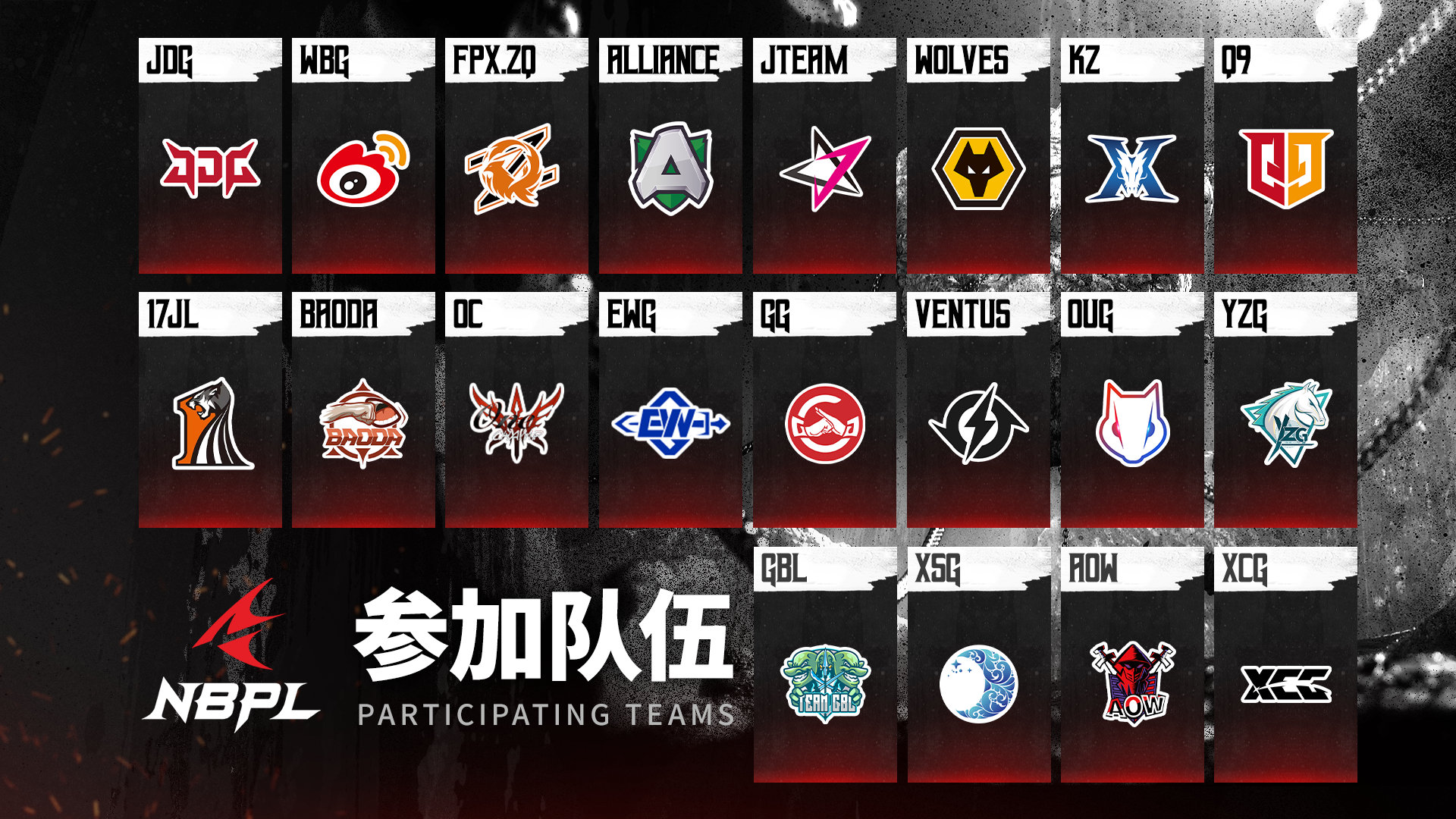 Naraka: Bladepoint Pro League Teams